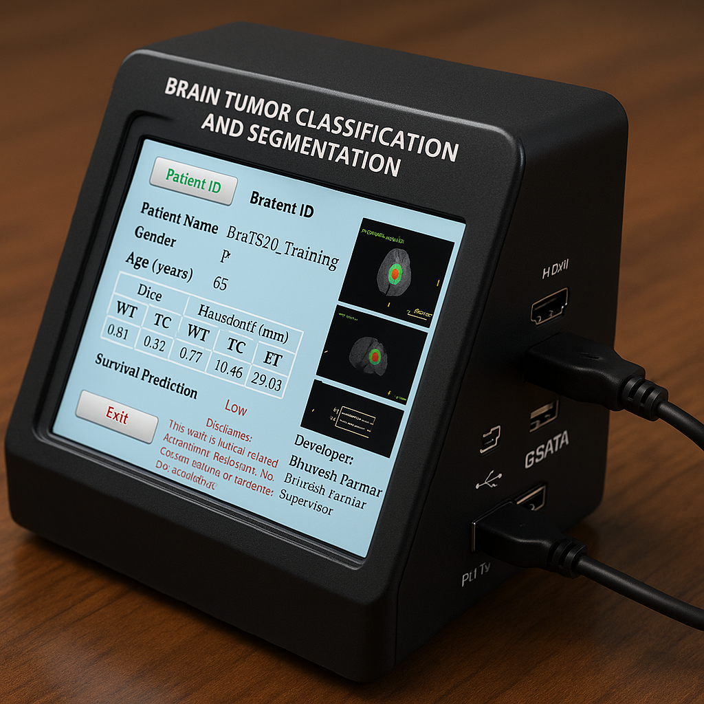 Brain Tumor Classification and Segmentation Using Deep Learning on Embedded Platform