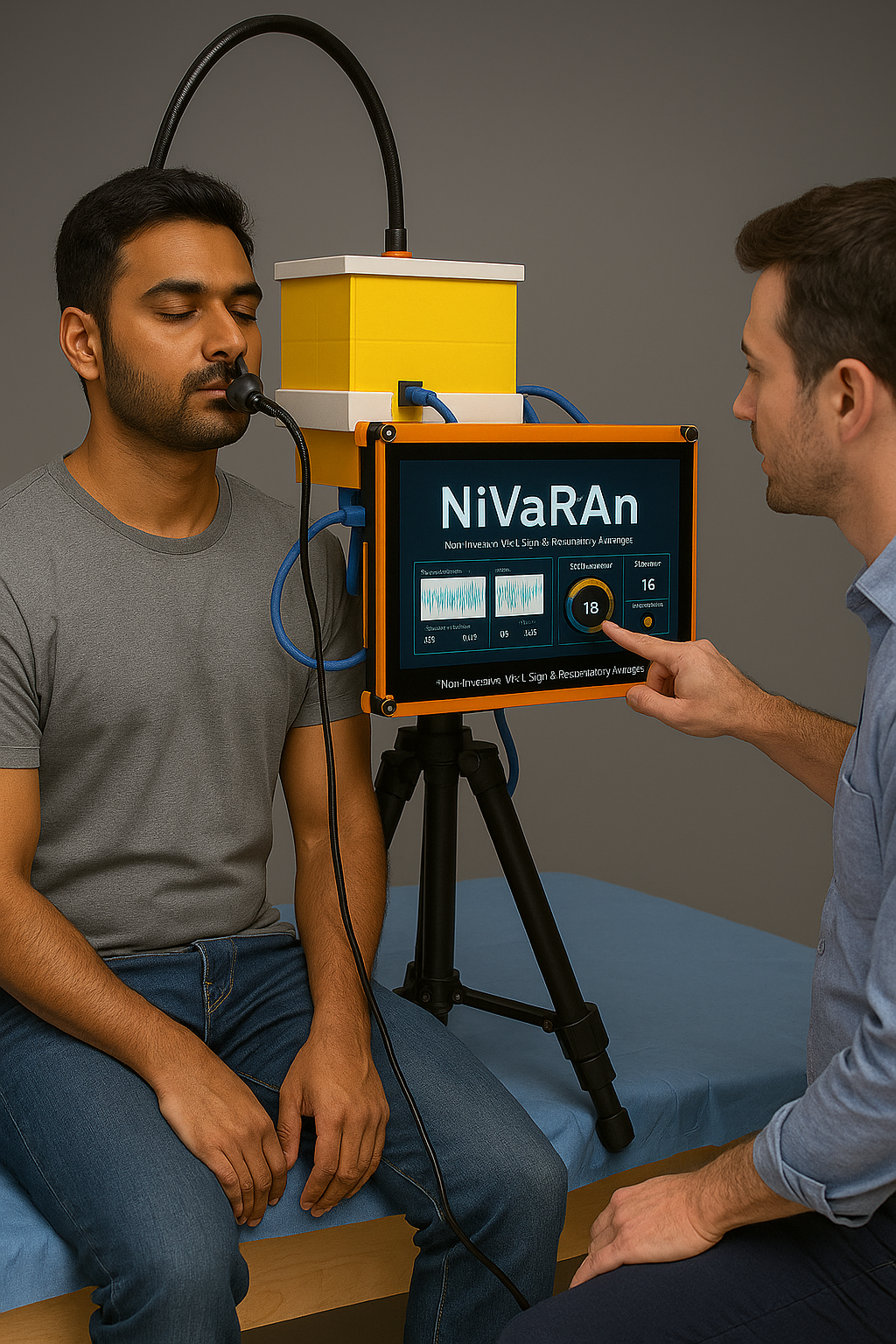 NIVARAN – Non Invasive Vital Sign & Respiratory Analyzer